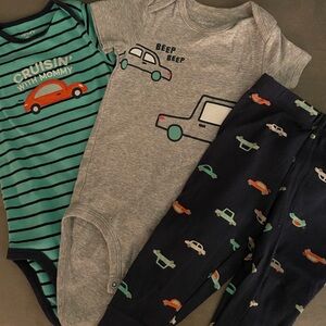 Carter’s Three Piece Car Outfit